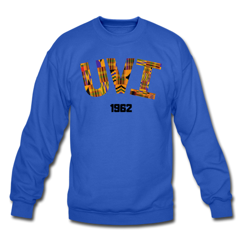University of the Virgin Islands (UVI) Rep U Heritage Crewneck Sweatshirt - royal blue