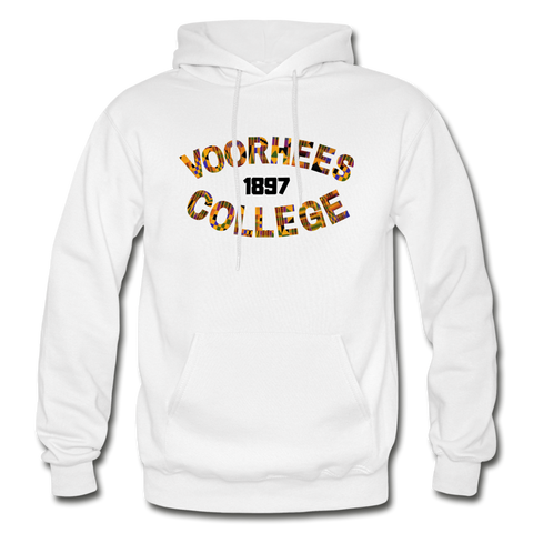 Voorhees College Rep U Heritage Adult Hoodie - white