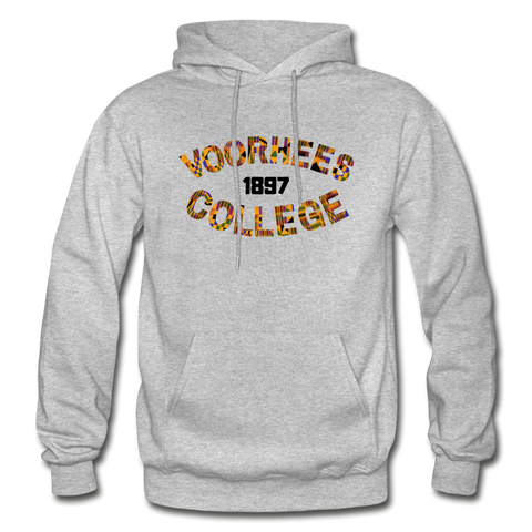 Voorhees College Rep U Heritage Adult Hoodie - heather gray