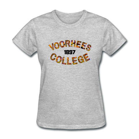 Voorhees College Rep U Heritage Women's T-Shirt - heather gray