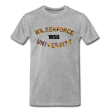 Wilberforce University Rep U Heritage T-Shirt - heather gray