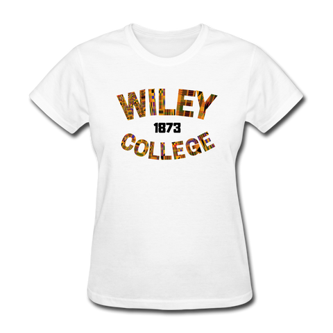 Wiley College Rep U Heritage Women's T-Shirt - white