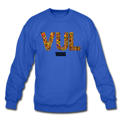 Virginia University of Lynchburg (VUL) Rep U Heritage Crewneck Sweatshirt - royal blue