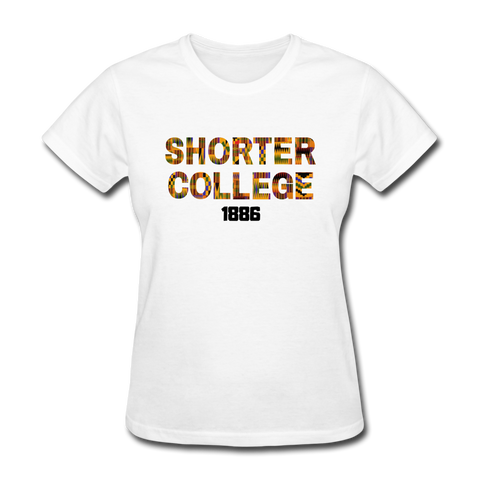 Shorter College Rep U Heritage Women's T-Shirt - white