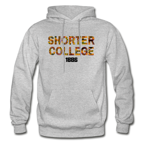 Shorter College Rep U Heritage Adult Hoodie - heather gray