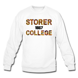 Storer College Rep U Heritage Crewneck Sweatshirt - white