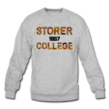 Storer College Rep U Heritage Crewneck Sweatshirt - heather gray