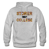 Storer College Rep U Heritage Adult Hoodie - heather gray