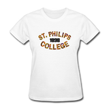 St. Philips College Rep U Heritage Women's T-Shirt - white
