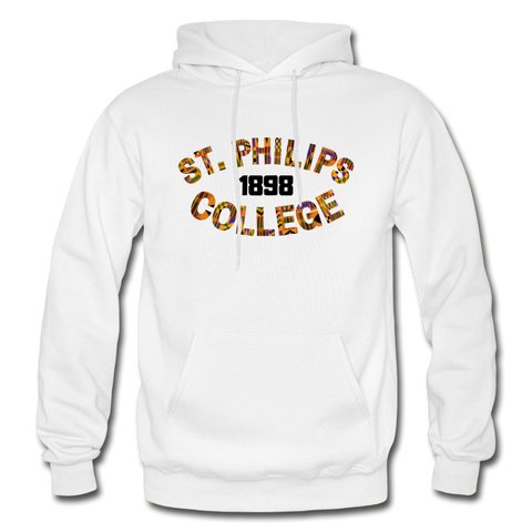 St. Philips College Rep U Heritage Adult Hoodie - white