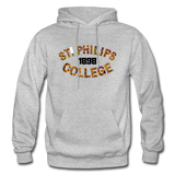 St. Philips College Rep U Heritage Adult Hoodie - heather gray