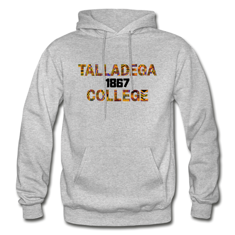 Talladega College Rep U Heritage Adult Hoodie - heather gray