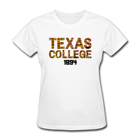 Texas College Rep U Heritage Women's T-Shirt - white