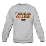Tougaloo College Rep U Heritage Crewneck Sweatshirt - heather gray