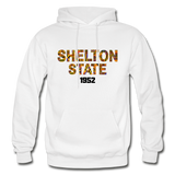 Shelton State Community College Rep U Heritage Adult Hoodie - white