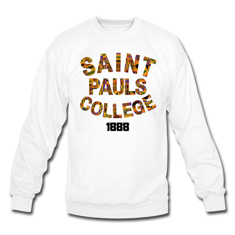 Saint Pauls College Rep U Heritage Crewneck Sweatshirt - white