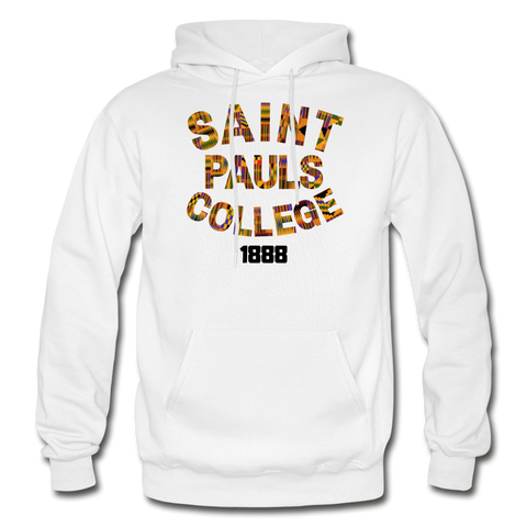 Saint Pauls College Rep U Heritage Adult Hoodie - white