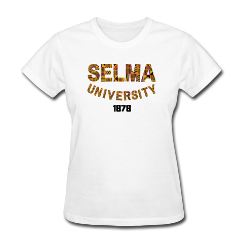Selma University Rep U Heritage Women's T-Shirt - white