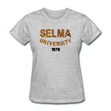 Selma University Rep U Heritage Women's T-Shirt - heather gray