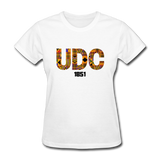 University of the District of Columbia (UDC) Rep U Heritage Women's T-Shirt - white