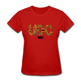 University of the District of Columbia (UDC) Rep U Heritage Women's T-Shirt - red