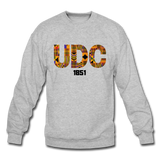 University of the District of Colombia (UDC) Rep U Heritage Crewneck Sweatshirt - heather gray