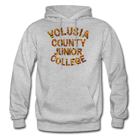 Volusia County Junior College Rep U Heritage Adult Hoodie - heather gray
