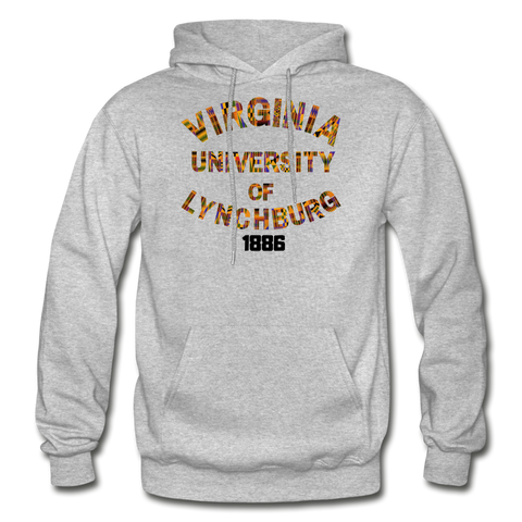 Virginia University of Lynchburg (VUL) Rep U Heritage Adult Hoodie - heather gray