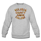 Volusia County Junior College Rep U Heritage Crewneck Sweatshirt - heather gray