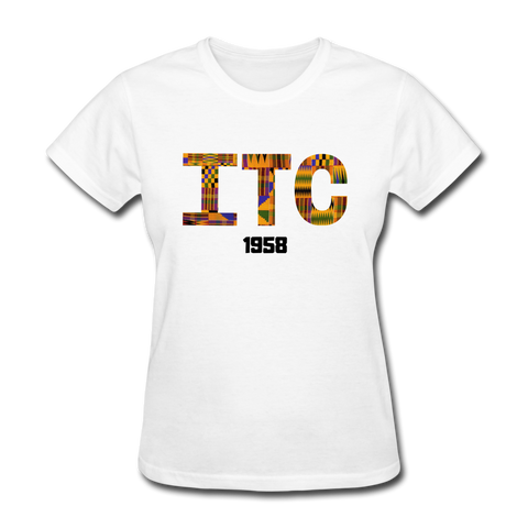 Interdenominational Theological Center (ITC) Rep U Heritage Women's T-Shirt - white