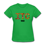 Interdenominational Theological Center (ITC) Rep U Heritage Women's T-Shirt - bright green