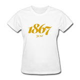 Johnson C. Smith University (JCSU) Rep U Year Women's T-Shirt - white