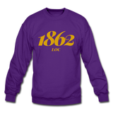 LeMoyne-Owen College Rep U Year Crewneck Sweatshirt - purple