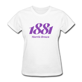 Morris Brown College Rep U Year Women's T-Shirt - white