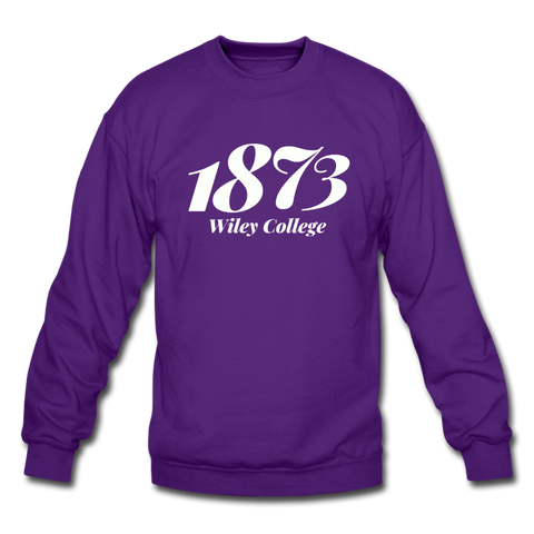 Wiley College Rep U Year Crewneck Sweatshirt - purple