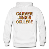 Carver Junior College Rep U Heritage Adult Hoodie - white