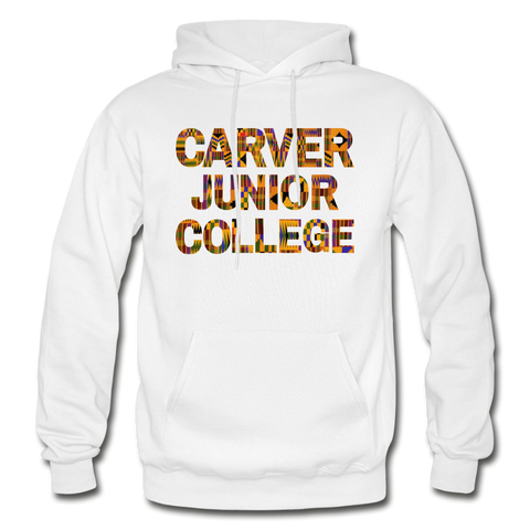 Carver Junior College Rep U Heritage Adult Hoodie - white