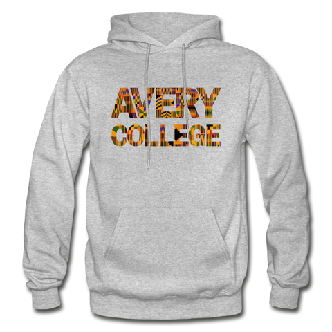Avery College Rep U Heritage Adult Hoodie - heather gray
