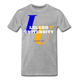 Leland University Classic HBCU Rep U T-Shirt - heather gray
