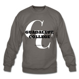 Guadalupe College Classic HBCU Rep U Crewneck Sweatshirt - asphalt gray