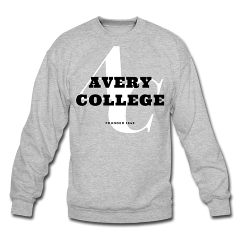 Avery College Classic HBCU Rep U Crewneck Sweatshirt - heather gray