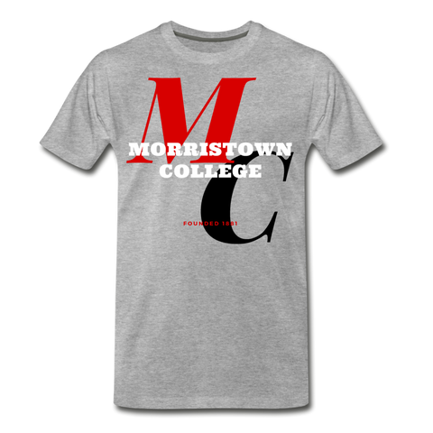 Morristown College Classic HBCU Rep U Crewneck Sweatshirt - heather gray