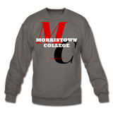 Morristown College Classic HBCU Rep U Crewneck Sweatshirt - asphalt gray