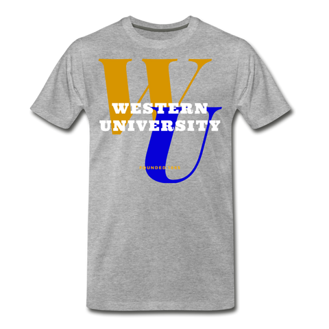 Western University Classic HBCU Rep U T-Shirt - heather gray
