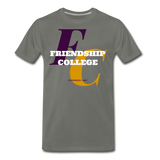 Friendship College Classic HBCU Rep U T-Shirt - asphalt gray