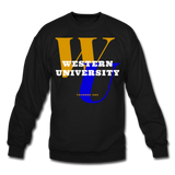 Western University Classic HBCU Crewneck Sweatshirt - black