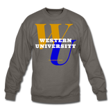 Western University Classic HBCU Crewneck Sweatshirt - asphalt gray