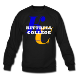 Kittrell College Classic HBCU Rep U Crewneck Sweatshirt - black