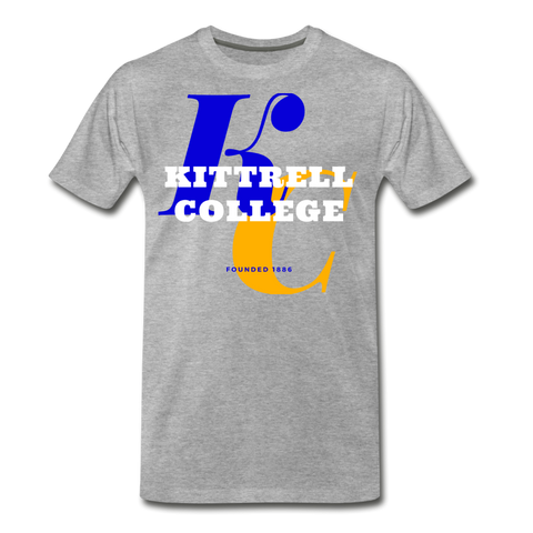 Kittrell College Classic HBCU Rep U T-Shirt - heather gray