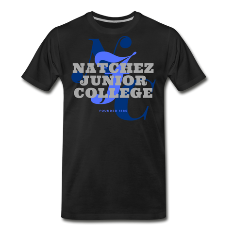Natchez Junior College Classic HBCU Rep U T-Shirt - black